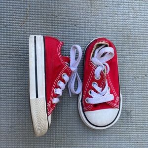 Red 3C Converse All Star Sneaker (Low Top)